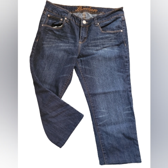 BONGO LONDON Cropped Jeans, Size 13 - Picture 1 of 10